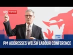 Sir Keir Starmer delivers address to Welsh Labour conference