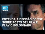 TSE manda remover posts que ligavam Lula e Flávio Bolsonaro ao crime organizado | #OP News