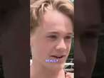 Moment heroic New Hampshire teen jumps onto runaway boat in lake