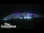 Tampa Bay Rays stadium roof appears heavily damaged after Hurricane Milton landfall