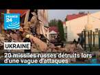 Guerre en Ukraine : au moins 20 missiles russes détruits lors d'une vague d'attaques visant Kiev