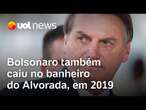 Lula sofre acidente: Bolsonaro também caiu no banheiro do Alvorada e chegou a ter perda de memória