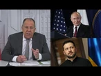 Russian FM Lavrov says no Putin-Zelenskyy meeting is planned, despite WH claims