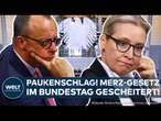 BUNDESTAG: Paukenschlag! Parlament lehnt Migrationsgesetz von Friedrich Merz ab!