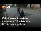 Assaltantes invadem condomínio no Morumbi e trocam tiros com a polícia; veja vídeo
