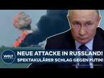 UKRAINE-KRIEG: Spektakulär! Schlag gegen Putin! Neue Attacke in Russland! Treibstoff-Schiff versenkt