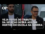 Jogadores do Irã usam broche em homenagem a vítimas de ataque dos EUA; veja imagens