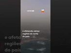 Tempestade de areia cobre cidade no Chile e reduz visibilidade