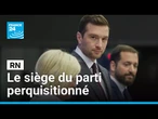 Le siège du Rassemblement national à Paris perquisitionné par la brigade financière • FRANCE 24
