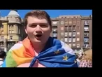 Matteo Hallissey (Presidente +Europa) al Pride a Budapest: Qui per la libertà di amare chi vogliamo
