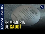 Barcelona coloca una placa en el punto donde Gaudí fue atropellado hace 100 años