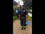 Connecticut firefighters rescue children from floods