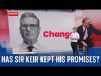 Has Sir Keir Starmer kept his promises one year on?