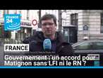 Gouvernement : un accord pour Matignon sans LFI ni le RN ? • FRANCE 24