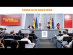 Rueda de prensa tras el Consejo de Ministros |RTVE Noticias