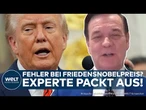 NAHOST: Fehler bei Komitee? Offene Fragen wegen Trump und der Verleihung des Friedensnobelpreises