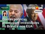 Mercado dá tempo no tarifaço e olha para a política fiscal no Brasil e nos EUA | Amanda Klein