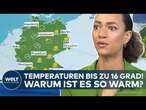 WETTER-WENDE: Jetzt wird`s heiß in Deutschland - Kopfschmerzwetter mit 16 Grad im Februar!