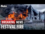 Huge fire breaks out at Tomorrowland music festival one day before event starts