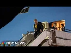 Trump returns from Turkey in old Air Force One jet due to security concerns