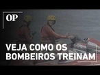 Veja como é o treinamento de salvamento aquático dos novos bombeiros do Ceará