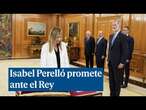 Isabel Perelló promete sus cargos de presidenta del Tribunal Supremo y del Consejo General del Poder