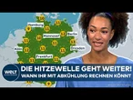WETTER IN DEUTSCHLAND: Hitzewelle hält Deutschland weiter fest im Griff - Wann jetzt Abkühlung naht