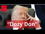 "Dozy Don" statt "Sleepy Joe" - Internet lästert über schlafenden Trump im Oval Office