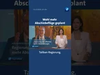 Die Bundesregierung plant wohl mehr Abschiebungen nach Afghanistan. #tagesschau #nachrichten
