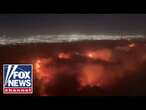 California resident captures birds-eye view of scorching wildfires