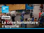 À Goma, la crise humanitaire s'amplifie avec plus d'un milliers de blessés • FRANCE 24