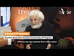 Freeman: “Così il capitalismo mette l’umanità al centro”