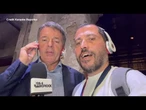 Renzi canta "Alice" di De Gregori e la dedica al ministro Giuli