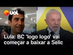 Lula rebate jornalista e alfineta: 'Você acha que não critico os juros porque o Galípolo está lá?'