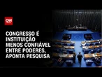 Quaest: Congresso Nacional é instituição menos confiável dos Três Poderes | BASTIDORES CNN