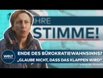 BUNDESREGIERUNG VERSPRICHT BÜROKRATIEABBAU: Klappt das denn? Bürger sind frustriert | Ihre Stimme