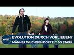 MÄNNER WACHSEN SCHNELLER: Wie Partnerwahl die Evolution im letzten Jahrhundert beeinflusste