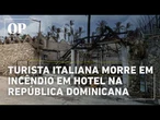 turista republicadominicana incendio hotel