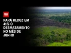 COP30: Pará reduz em 41% o desmatamento em junho | CNN PRIME TIME