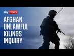 Watch live: Independent inquiry into unlawful activity in Afghanistan