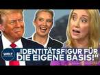 TV-DUELL: Trump als AfD-Identifikationsfigur – Für Wagenknecht sind die USA eine Kraft des Bösen?