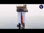 Greenpeace se sube a una plataforma gasística de Shell e instala una obra de Anish Kapoor