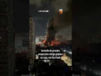 Incêndio na Lapa: Fogo de grandes proporções atinge complexo de galpões em São Paulo
