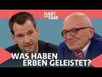 Ist Erben gerecht? Johannes Vogel (FDP) vs. Unternehmer Josef Rick | hart aber fair