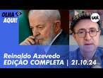 Reinaldo Azevedo ao vivo: Lula repousa após acidente; Venezuela e Brics; Moraes x Bolsonaro