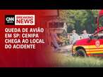 Queda de avião em SP: Cenipa chega ao local do acidente | CNN NOVO DIA