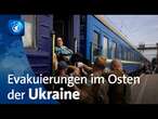 Russischer Vormarsch: Ukraine ordnet weitere Evakuierungen im Osten an