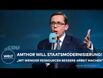 PHILIPP AMTHOR: Bürokratieabbau und Bürgergeld-Reform – so will die Regierung sparen!