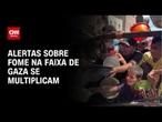 Alertas internacionais sobre o agravamento da fome na Faixa de Gaza se multiplicam | LIVE CNN