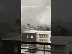 Debris flies through sky as tornado rips through Southern Chile